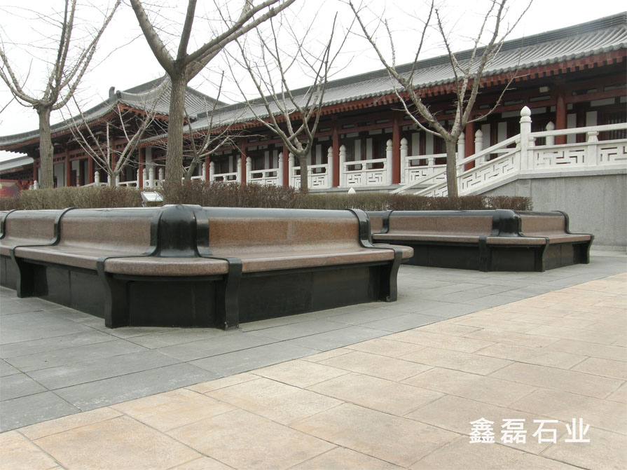 大唐芙蓉园千人座椅 石材栏杆