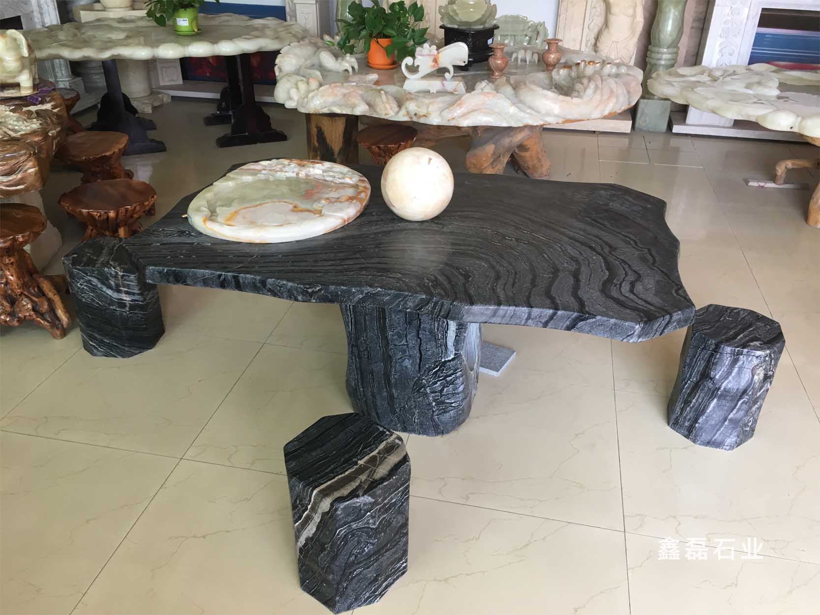 海浪花石桌椅
