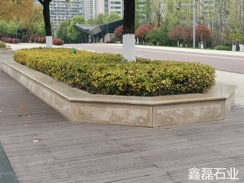 石材花池