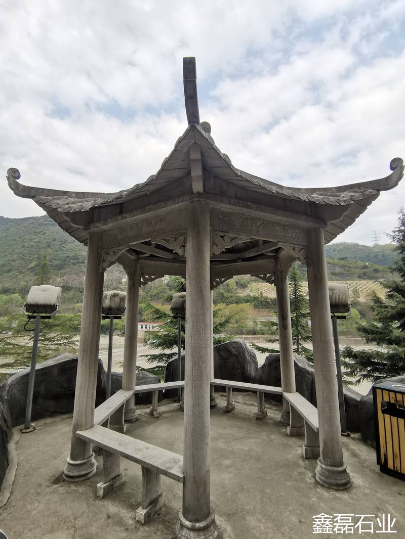 石材凉亭